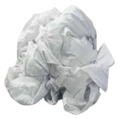 Fresh White Cotton Bed Sheet Rags 8 kg